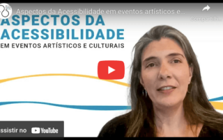 Aspectos da acessibilidade - video no youtube